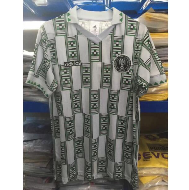 1994 Nigeria Retro Away Kit Soccer Jersey